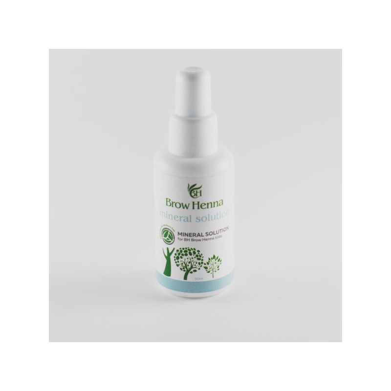 Brow Henna Wasser Mineral Solution 50ml. Brow Henna Wasser Mineral Solution 50ml.